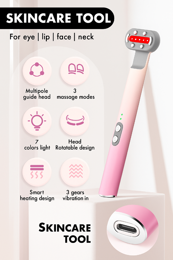 LED Facial Glow Wand